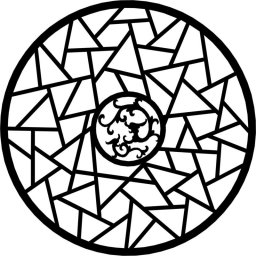 Скачать dxf - Символы орнамент орнамент круг