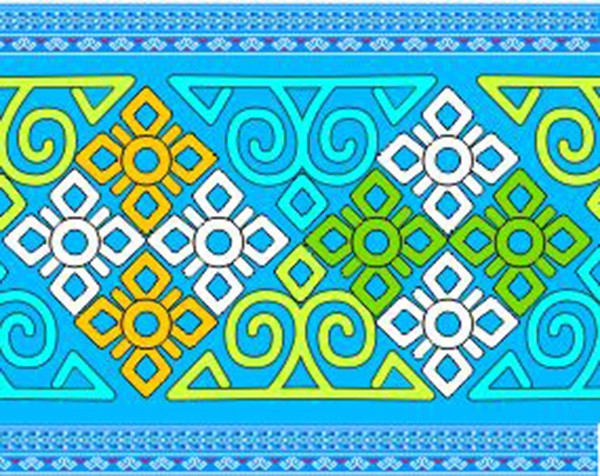 Орнамент орнамент народный туркменские национальные узоры азия орнамент геометрический орнамент
