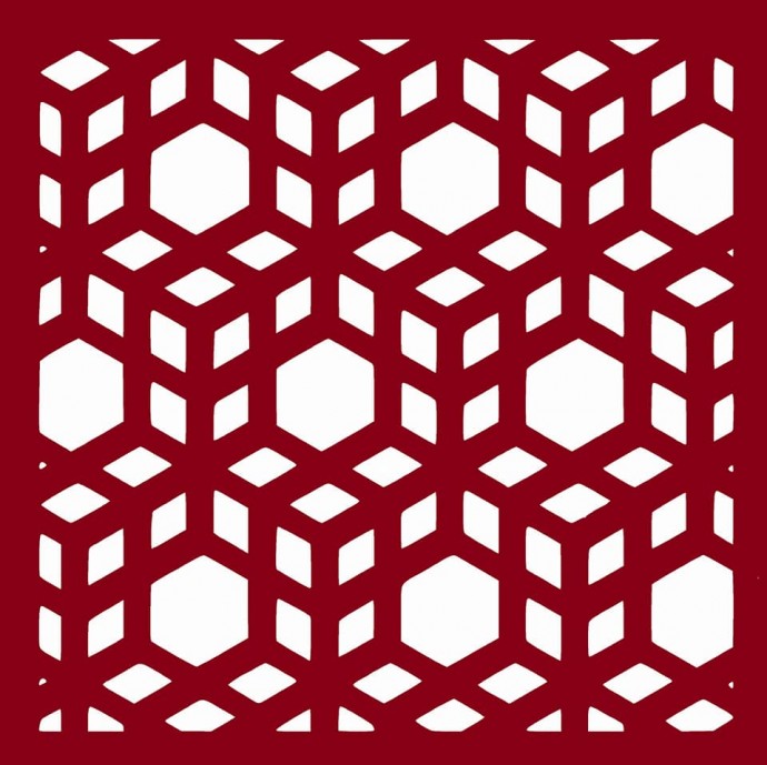 Скачать dxf - Геометрический узор орнамент марокканская решетка орнамент решетка трафарет