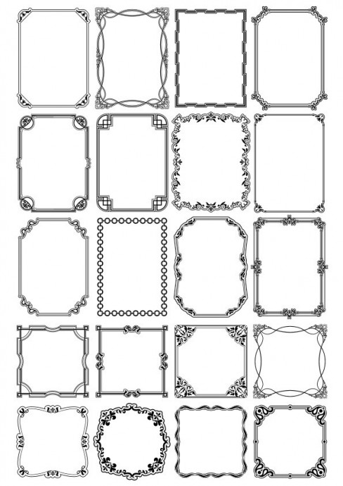 Векторные рамки векторная рамка cdr рамка вектор декоративные рамки квадратный