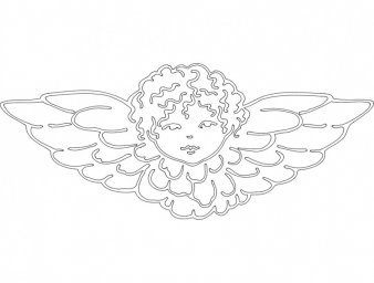 Скачать dxf - Раскраска ангелочек рисунки с ангелами раскраска ангел ангел