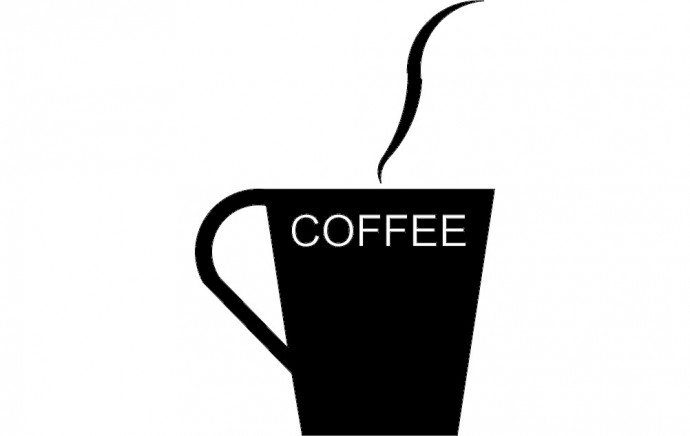 Скачать dxf - Кофе логотипы кофе значок кофе чашка значок coffee