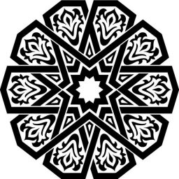 Скачать dxf - Арабские узоры орнамент марокканский орнамент геометрические узоры мусульманский