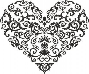 Орнамент сердце свадебные узоры сердце узор ажурное сердце узоры в