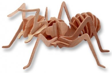 Скачать dxf - Деревянная модель муравья игрушечный муравей из дерева игрушка