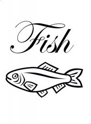 Рыба контурный рисунок вектор рыба рыба треска раскраска черноморские рыбы
