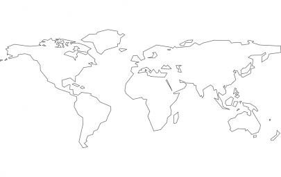 Скачать dxf - Карта мира раскраска контурная карта мира контурная карта
