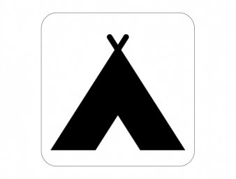 Скачать dxf - Знаки палатка символ иконка палатка вигвам вектор пиктограмма