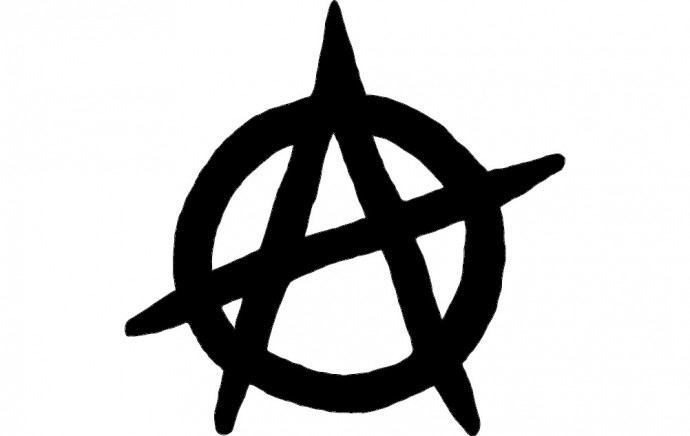 Скачать dxf - Знак анархии без фона анархизм символика знак анархии