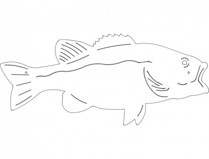 Скачать dxf - Рыба раскраска рыба рисунок рыба разукрашки рыбу барракуда