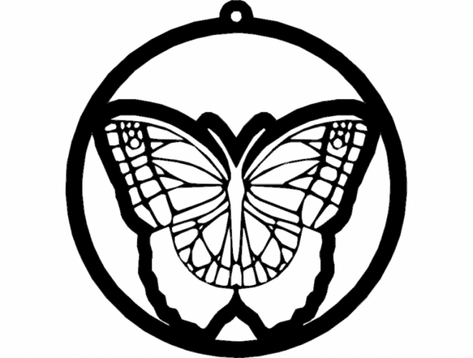 Скачать dxf - Бабочка для раскрашивания бабочка рисунок бабочка рисунок контур