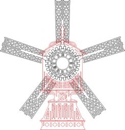 Крест орнамент кресты часы мельница Распознать текст