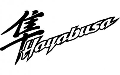 Скачать dxf - Лого suzuki hayabusa иероглиф хаябуса лого логотип хаябуса