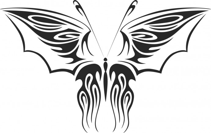 Скачать dxf - Узоры бабочки бабочки векторные трафарет бабочки узорчатые бабочки