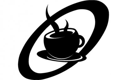 Скачать dxf - Кофейная чашка чашка кофе силуэт чб чашка кофе