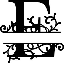 Скачать dxf - Буквы с вензелями вензель буквы х монограмма алфавита