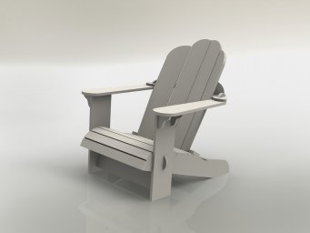 Скачать dxf - Кресло адирондак с регулируемой спинкой кресло адирондак кресло