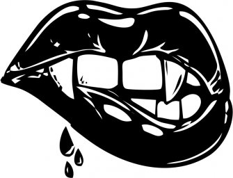 Тату губы эскиз губы вампира рисунок рисунки татуировок трафарет граффити