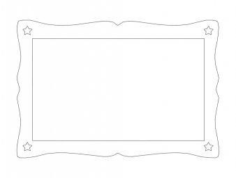 Скачать dxf - Рамка рамка тонкая чб белая рамка рамка шаблон