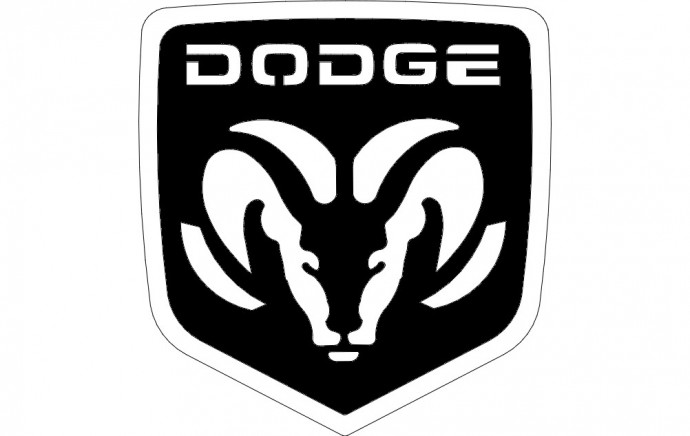 Скачать dxf - Додж эмблема наклейка додж рам лого dodge ram