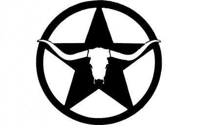 Скачать dxf - Эмблема звезды милитари логотип звезда