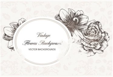 Цветы вектор для пригласительных цветы ретро цветы свадьба вектор цветочный