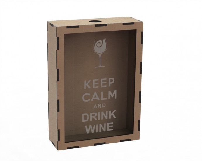 Копилка для винных пробок keep calm and drink wine keep