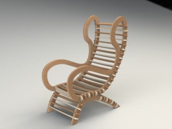 Скачать dxf - Кресло из фанеры кресло качалка из фанеры кресло