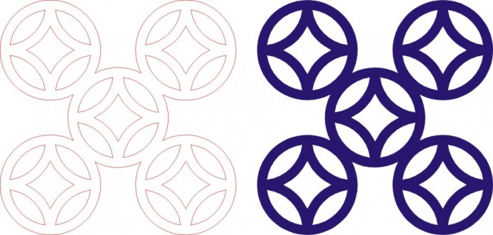 Орнамент узоры узор орнамент символы трафарет геометрический орнамент для вырезания 743