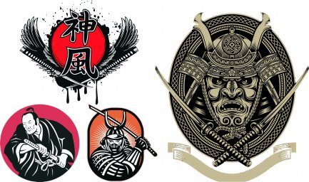 Японские эмблемы самураев кланы самураев в японии гербы японский самурай