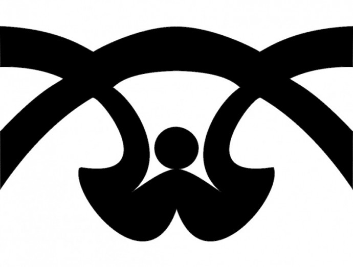 Скачать dxf - Символы символ биологической опасности орнамент знаки символы biohazard