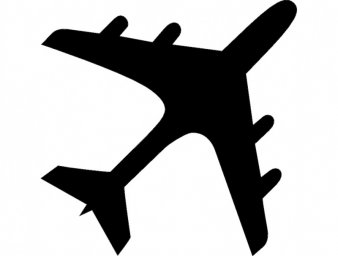 Скачать dxf - Иконка самолет самолет иконка красный самолет символ самолёт