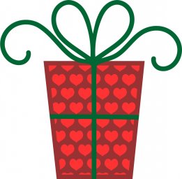 Скачать dxf - Подарок вектор рождественские подарки открытка подарок подарок трафарет