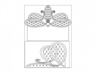 Скачать dxf - Румынское кружево схемы сколки кружева румынское кружево шнурковое