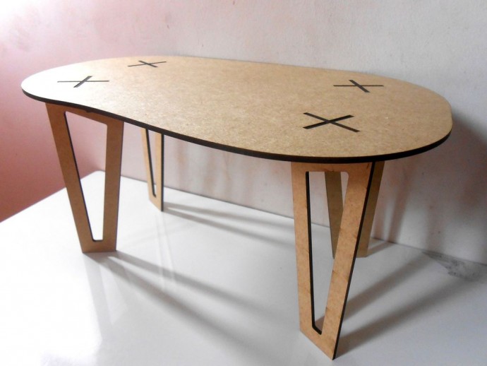 Скачать dxf - Мебель из фанеры мебель стол стол деревянная мебель