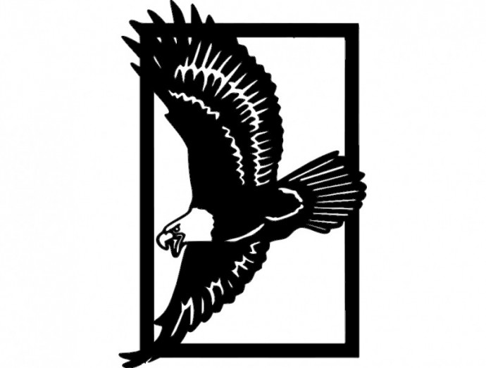 Скачать dxf - Трафарет орла орел dxf трафарет орла из фанеры