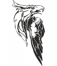 Тату орёл эскизы черно белые кельтский орел эскиз тату рисунки